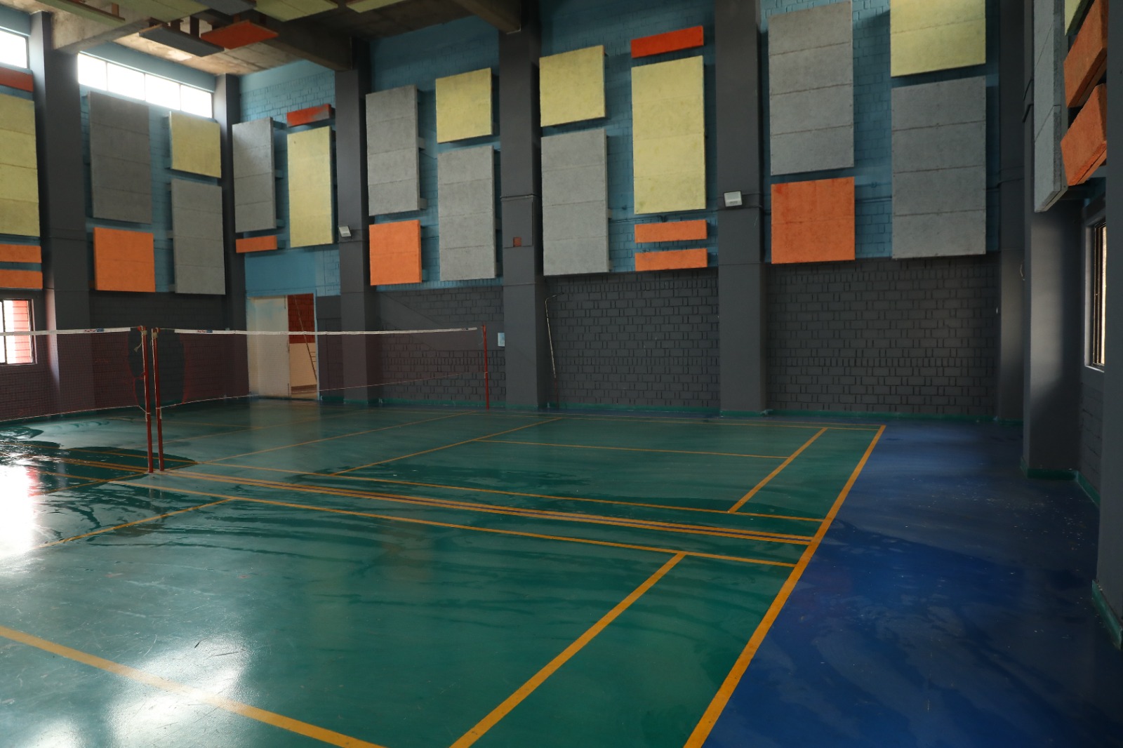 Indoor Badminton court